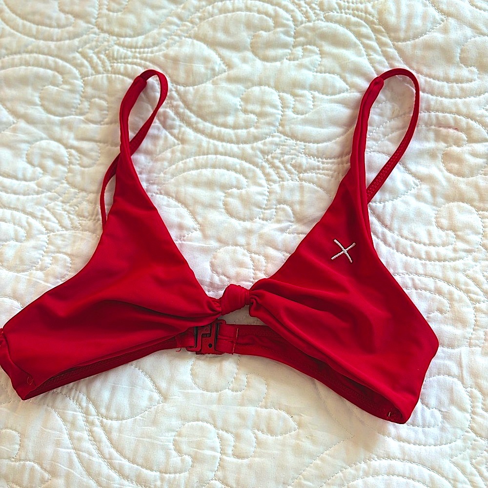 Boutine LA Red Bikini Top Swimwear